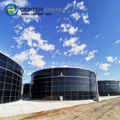 مركز الإيناميل يقدم خزانات فولاذية مشددة لمشروع الغاز الحيوي
